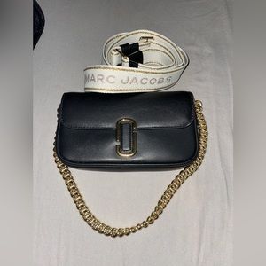 marc jacobs j marc mini bag in black leather